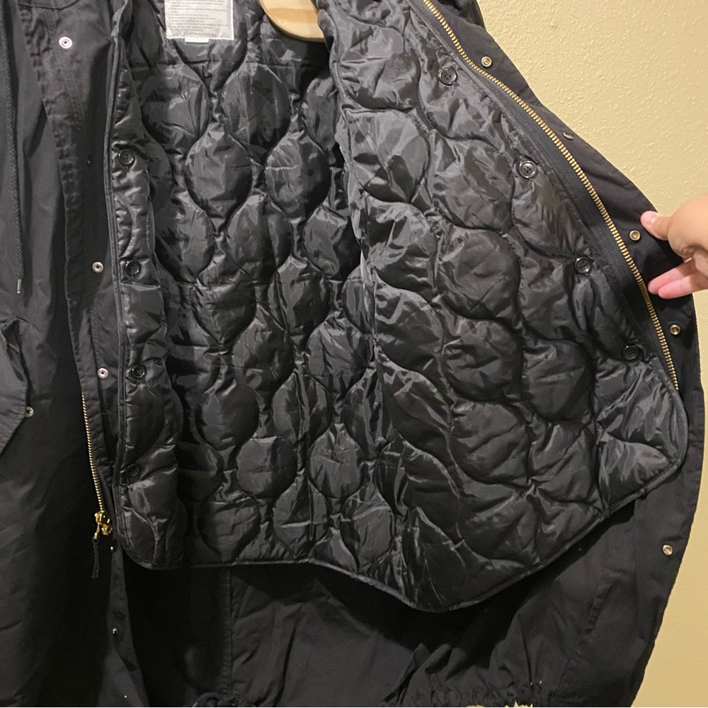 Women’s XXL LuLaRoe Black Parka Extreme Cold Weather Heavy Duty Long Winter Coat - Picture 6 of 14